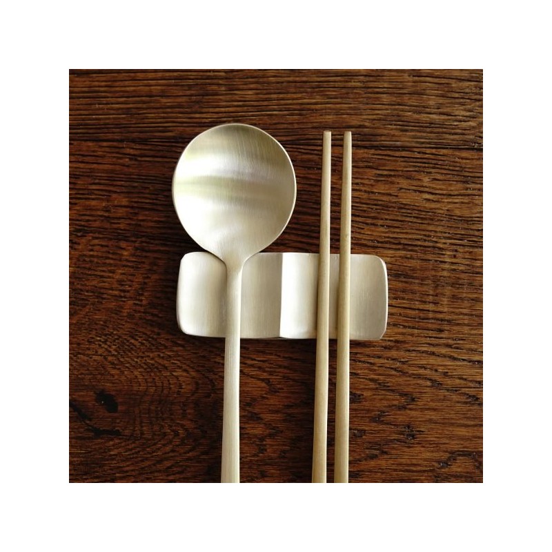 Notdam Bangjja Yugi Organic Wave Spoon Rest 2P / 놋담