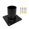 Heavy Duty 3-inch pier Base Mount Adapter, Suitable for Metal