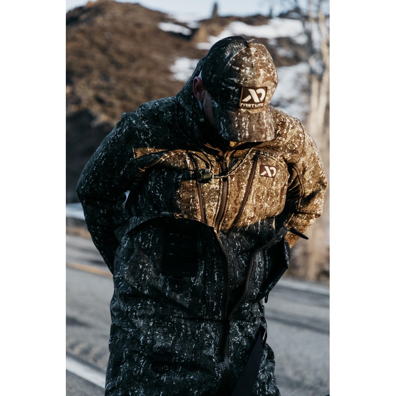 First Lite Trucker Hat - Lightweight Mesh Camo Hunting Cap