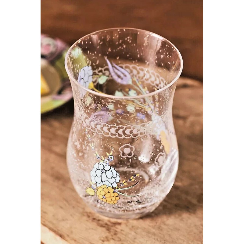 Anthropologie NEW Anthropologie Turkuaz Kitchen Posy Juice Glass Betül Tunç’s