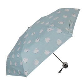 フレンズヒル 折りたたみ傘 ホワホワシマエナガ ミント