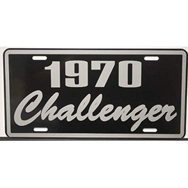 1970 70 Challenger Metal License Plate TAG 6x12 FITS Dodge Mopar HEMI R/T 340 383 440 SIX Pack Pistol Grip Vanishing Point HOT Rod Muscle CAR Classic Vintage Garage Shop BAR Wall Art Novelty Gift