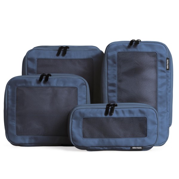 Aerotrunk Compression Packing Cubes for Travel - Luggage Organizer Bags
