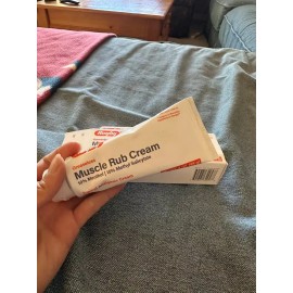 Rugby Muscle Rub 10-15% Cream - 3oz | Greaseless & Fast Acting |  FULL TUBE