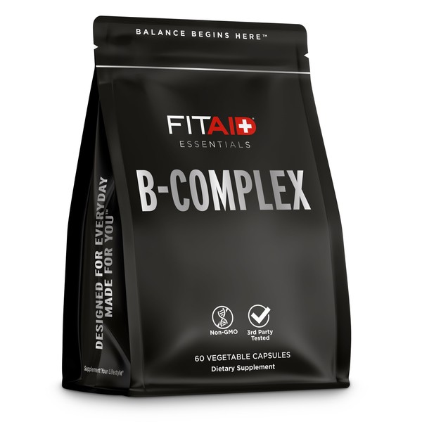 FITAID B-Complex Capsules, Methylated B Vitamins (B1, B2, B3, B6,