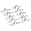 PATIKIL 1.5"/8mm Rigid Pipe Strap Clamps Set of 10 304