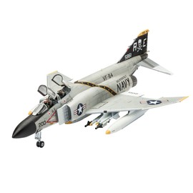 Revell Modellbausatz Flugzeug 1:72 - F-4J Phantom II im Maßstab 1:72, Level 3, originalgetreue Nachbildung mit vielen Details, 03941, 10 Jahre to 99 Jahre