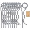 SKIR'CO (Pack of 10) Zinc Plated Steel Spring Cotter Pins