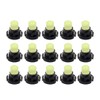 sourcing map 15pcs 12V Ice Blue T4.2 Car Wedge LED