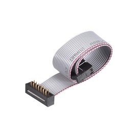 uxcell IDC Wire Flat Ribbon Cable FC/FD Connector A-Type 14Pins 2.54mm Pitch 0.2m Length Gray