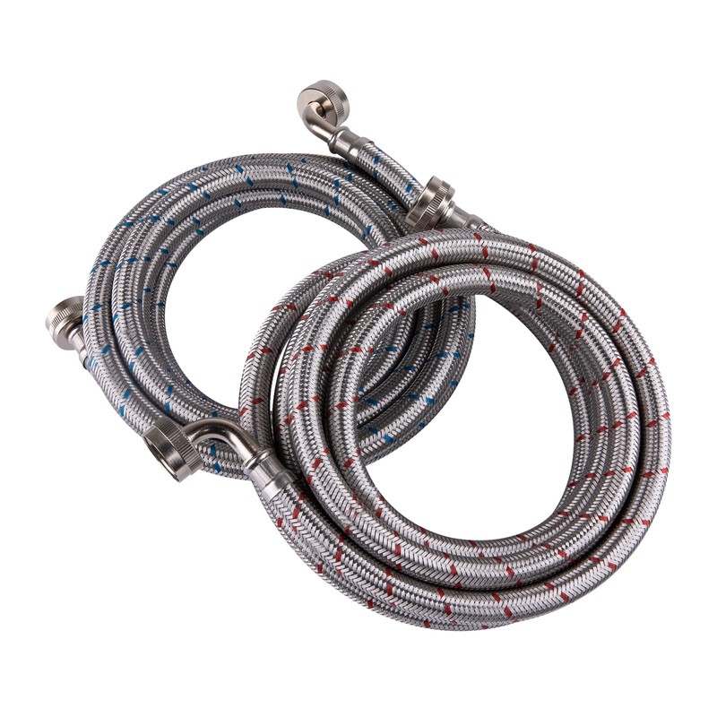 Hausen 120-Inch Stainless steel Washing machine connector 8 Feet -