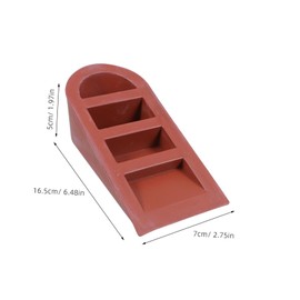 Alipis Extra Large Rubber Door Stopper Heavy Duty Wedge Door Stop for Home Garage and Warehouse for Reliable Use