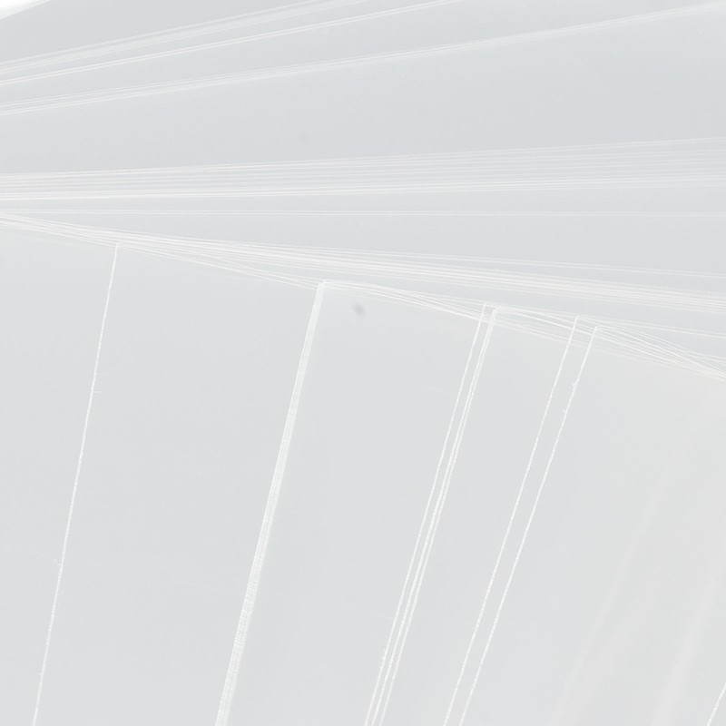 50Pcs Vinyl Record Sleeves OPP Plastic Resealable Non Adhesive Outer