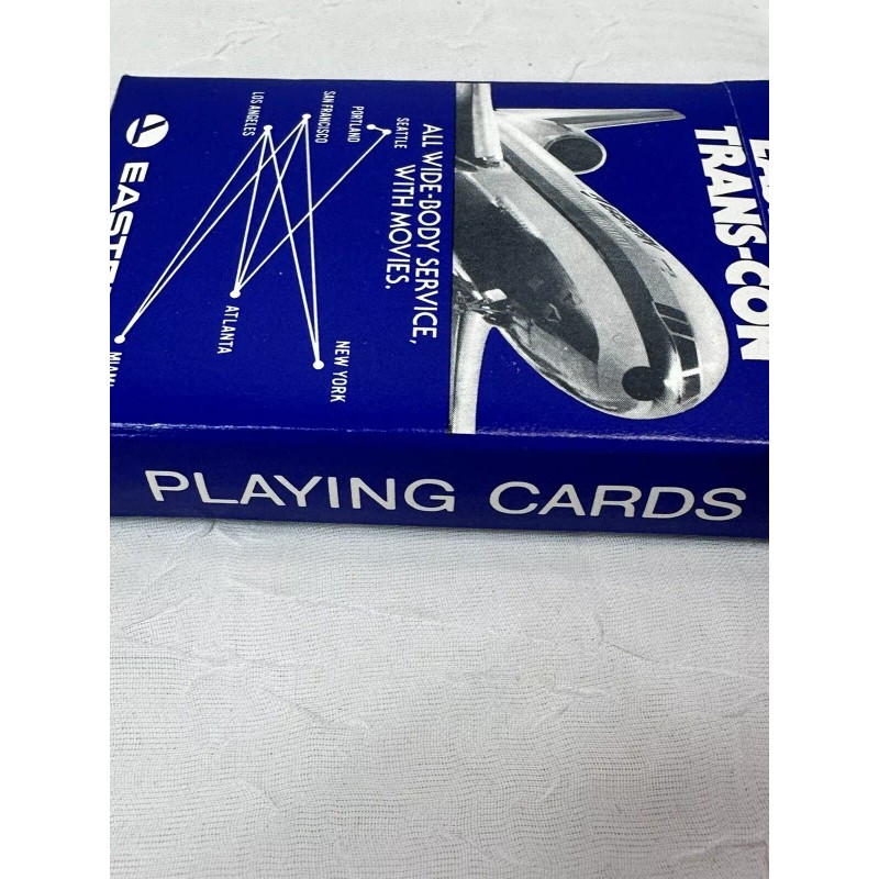 Vintage Eastern Airlines SEALED Playing Card Deck Eastern Trans-Con