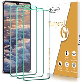Kesuwe [3 Pack] Screen Protector for LG V60 ThinQ, V60 ThinQ 5G, V60 ThinQ 5G UW, 9H Hardness Tempered Glass, Anti Scratch, Ultra Resistant, Bubble Free, High Definition, Case Friendly