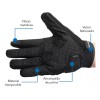 Bluelander Saldo Guantes Para Motociclista Proteccion Talla Xxl