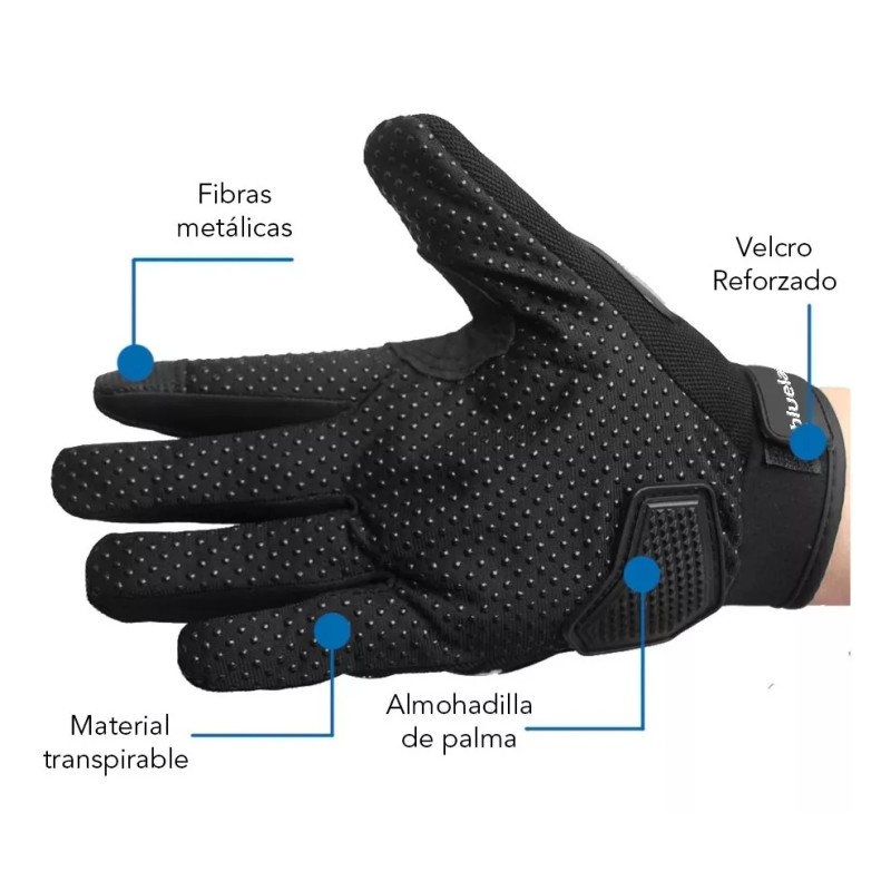 Bluelander Saldo Guantes Para Motociclista Proteccion Talla Xxl