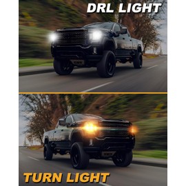 GZ5CG 3157 Switchback Led Bulbs Canbus Error Free Amber White Anti Hyper Flash 12V 28W 2000Lumen with Turbo Fan for Turn Signal DRL Parking Lights, Standard Socket, 2Pcs