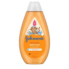 JOHNSON'S Baby Kids Bubble Bath and Wash 500ml – Formulated for Babies' Delicate Skin