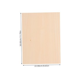 TEHAUX Basswood Plywood Sheets Thin Craft Wood Boards for Engraving and DIY Models