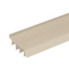Beige Vinyl Door Bottom for 1 3/4" - 2" Thick