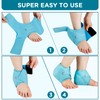 Comfytemp Ankle Ice Pack Wrap 2Packs, Reusable Gel Heel Ice