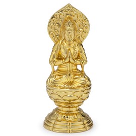 Buddha Buddha Statue Seishi Bodhisattva (born in the year of the morning), Alloy (Height 2.7 inches (6.8 cm) x Width 1.1 inches (2.8 cm) by Kageaki Watanabe, Honzon Protection of the Twelve Zodiac