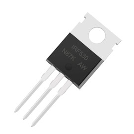 Chanzon IRF530 IRF530NPBF TO-220AB NMOS MOS N-Channel Power MOSFET Transistor (Pack of 10pcs)