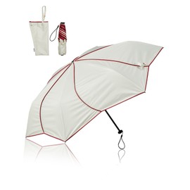 Kizawa Parasol, Foldable, Ultra Lightweight, Carbon Parasol, 5.7 oz (146 g-169 g), Petal Organza, UV Protection, 100% Light Blocking, Foldable, For Both Sunny and Rainy Weather, 5 Grade Water