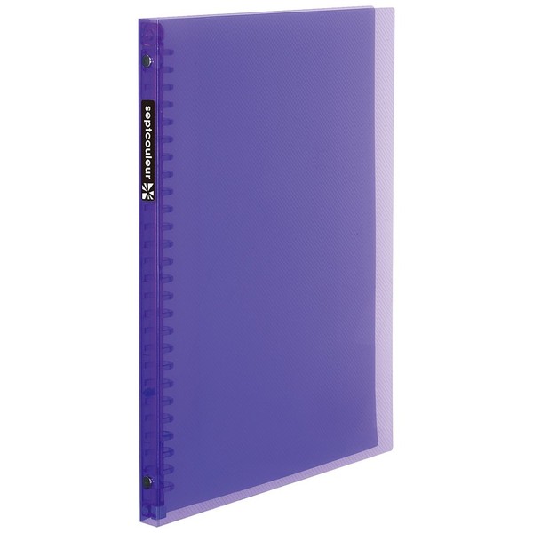 Maruman F007B-10 Loose Leaf Binder, B5, Septocrulle, 26 Holes, Purple