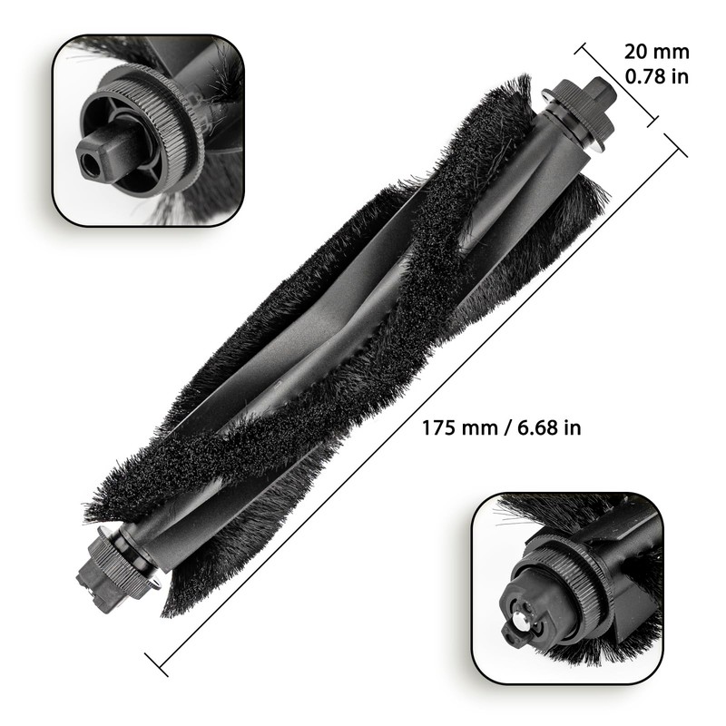 (2 Pack) L60 L50 Replacement Roller Brushes Compatible with eufy