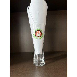 Hitachino New Hitachino Nest Beer Glass, Kiuchi Brewery Japan 7.5"H