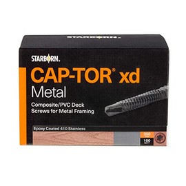 Starborn Cap-TOR xd Cedar Screws for Metal Framing