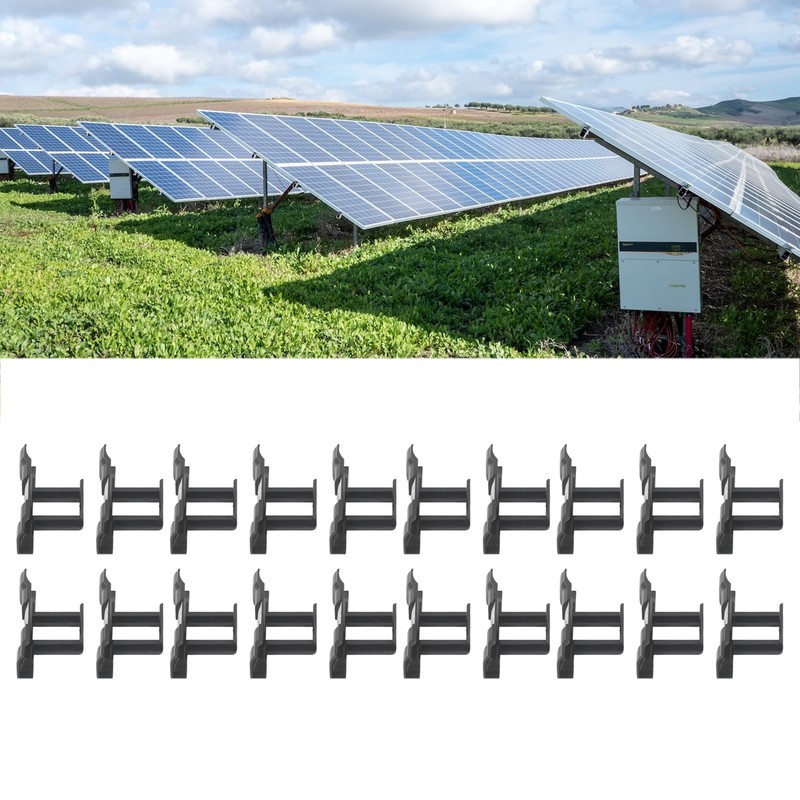 20PCS Solar Panel Drain Clip PV Modules Cleaning Clip 30mm