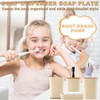 Beige Bathroom Accessories Set with Glitter Shower Curtain and Rugs,Bathroom