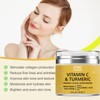 Face Cream with Vitamin C and Turmeric - Deep Hydration,