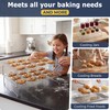 E-far Cooling Rack for Cooking and Baking-4-Tier, 15”x10” Collapsible &