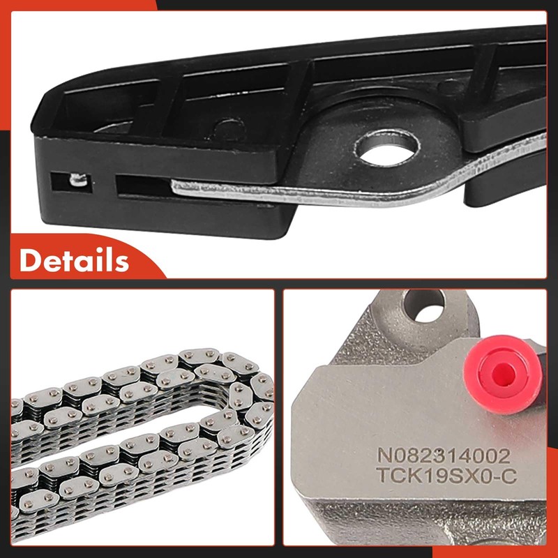 A-Premium 6-PC Engine Timing Chain Kit Compatible with Nissan Versa