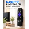 Magnetic Remote Control Holder for Wall Storage – Self-Adhesive, No-Drill