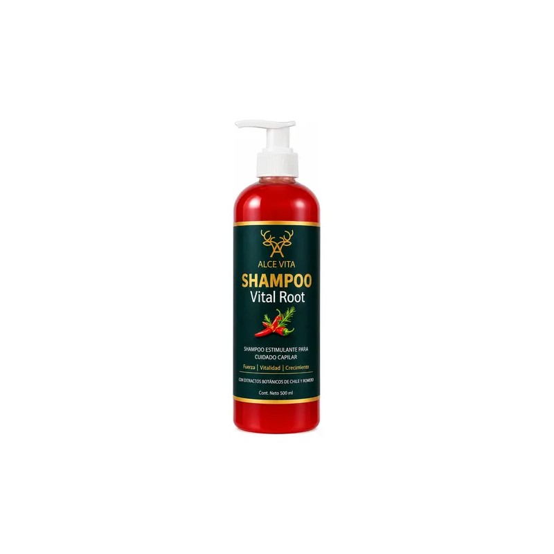 1 Shampoo Anticaída Y Crecimiento Chile Y Romero Vital Root
