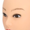 Female Bald Mannequin Head 19.3 in Professional Cosmetology Face Makeup