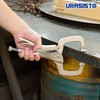 URASISTO 11-Inch C-Clamp Locking Pliers, Heavy Duty Welding C Clamp