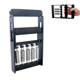 Solid Metal Hand Grip Dynamometer Hand Grip Strength Tester 165lb Adjustable Grip Strength Trainer with 5 Heavy Duty Springs,Professional Forearm & Finger Exercise Equipment for Athletes,Gym & Home Workouts