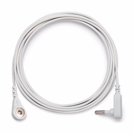 Grounding Cord, Replacement Grounding Cable Accessories for Grounding Sheets. Fits All Popular Brands White, 15 Feet