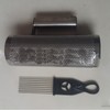 Metal Guiro Musical Instrument with Scraper Hand Percussion Guiro Shaker