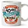 MUGFFINS Taza 40 Cumpleaños -"Me ha llevado 40 años llegar