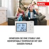 EMOS Digital Room Thermostat, Programmable Wall Thermostat for Heating and