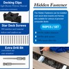 Adjustable Deck Support with Hidden Deck Fasteners, 10 PCS Pedestal