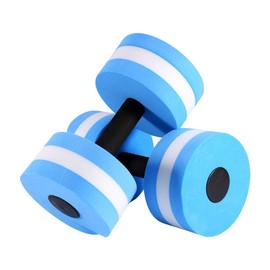 Mancuernas de ejercicio acuático, Ejercicio de piscina de EVA Barras de gimnasia acuática para aeróbicos acuáticos, juego de 2, azul