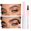 Eyebrow Pen Waterproof - 4-Tip Pen Makeup Pencil Eyebrow Contouring,Precise